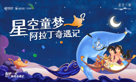 源文件下载【神灯奇遇记地产活动展板】编号：45070016059797146