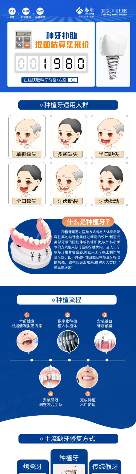 源文件下载【口腔种植牙H5专题设计】编号：20230422214130186