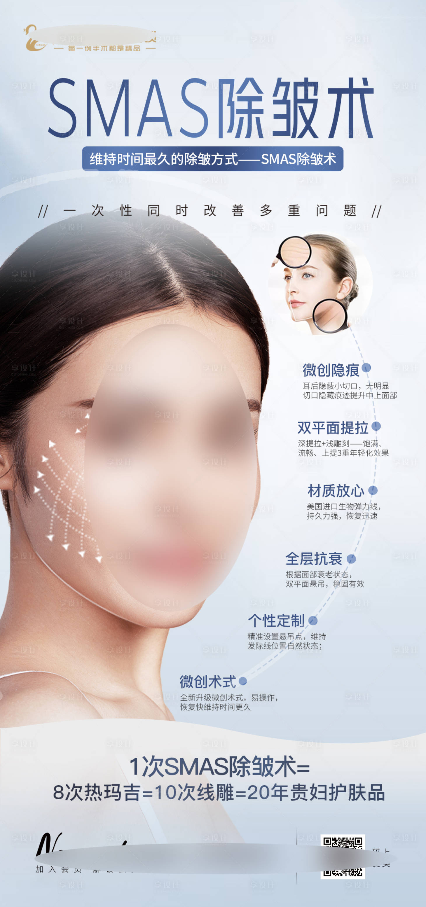 源文件下載【享設計】搜索編號：76360016017662637【醫美拉皮海報】
