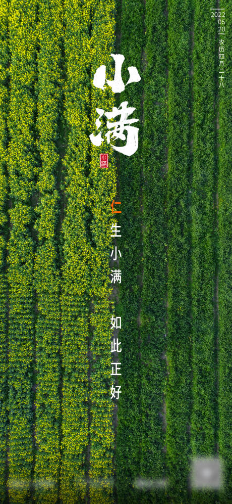 源文件下載【享設計】搜索編號：89470016286701764【小滿節氣海報】