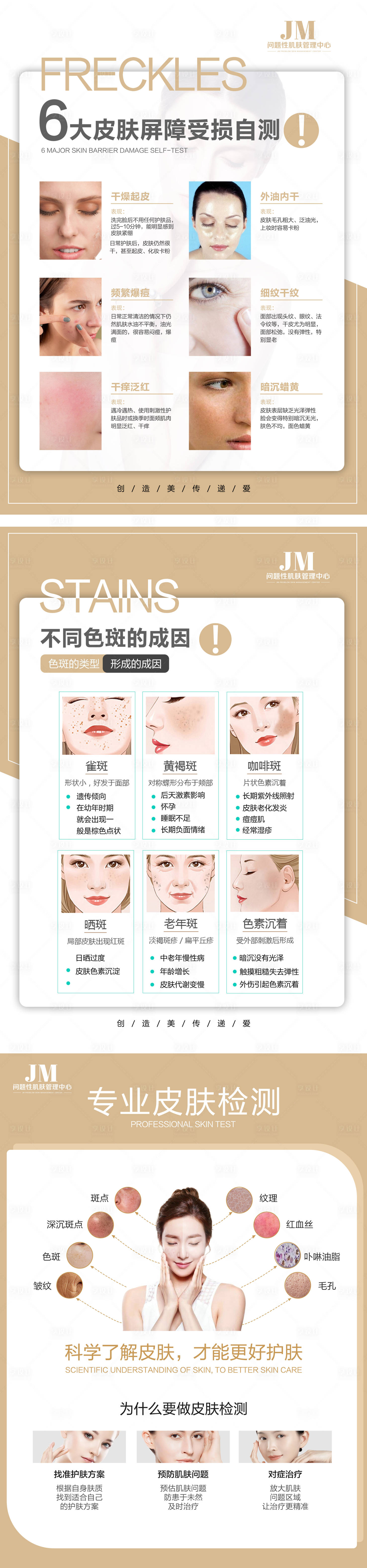 源文件下載【享設計】搜索編號：82140016380396126【皮膚科普系列海報】