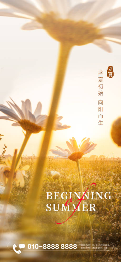 立夏节气暖心海报