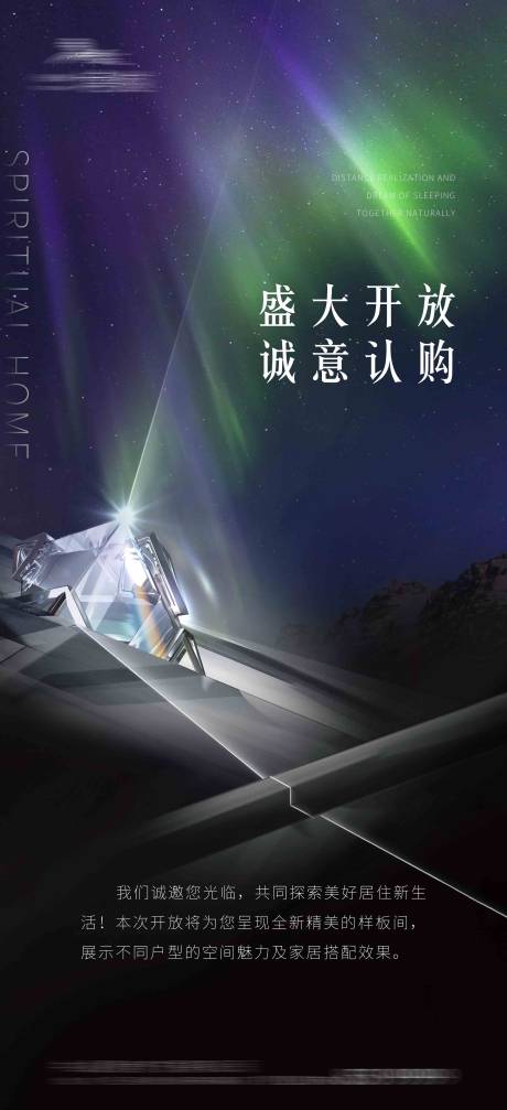源文件下载【地产开放认购简约海报】编号：35640016296335277