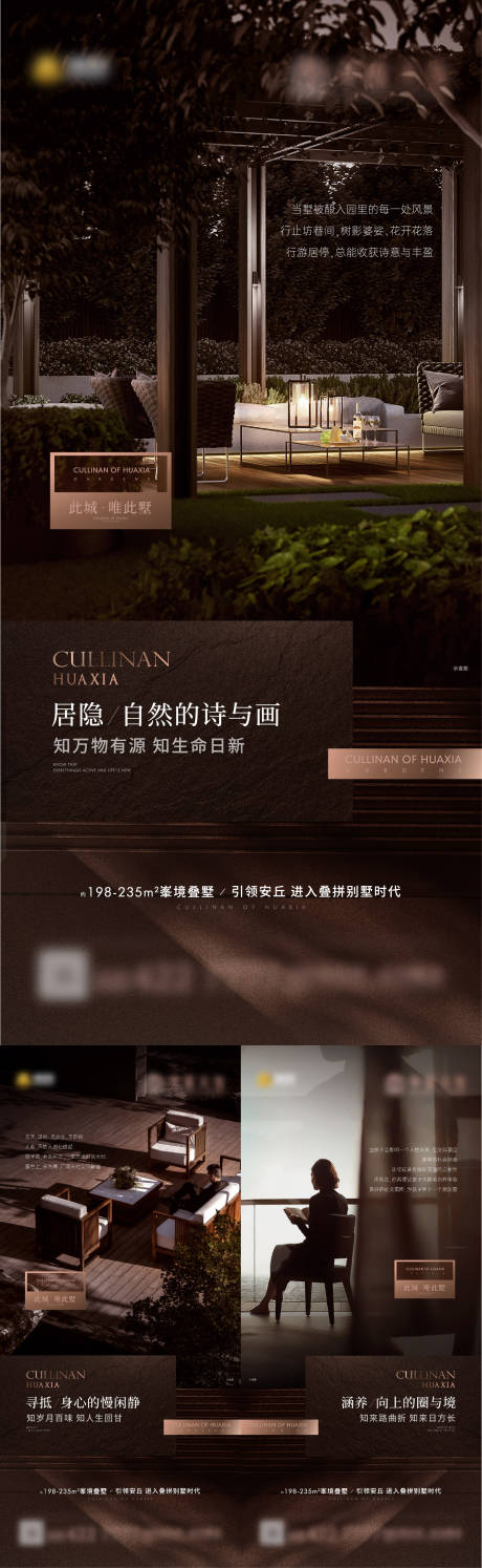 源文件下载【地产庭院圈层价值点系列海报】编号：12840016326674145
