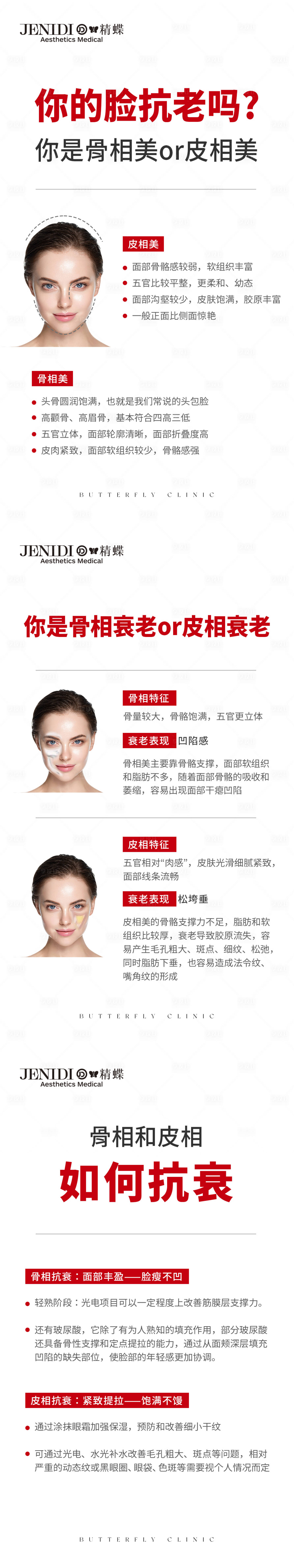 源文件下載【享設計】搜索編號：65840016197942264【醫美骨相抗衰系列科普朋友圈海報】