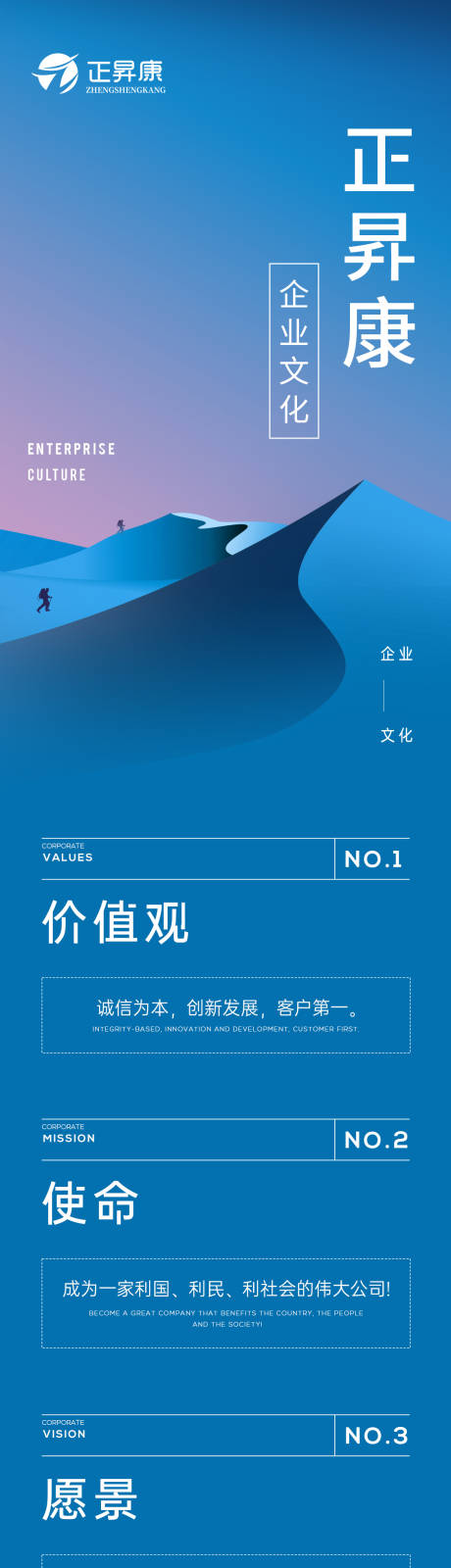 源文件下载【企业文化长图海报】编号：42620016223658097