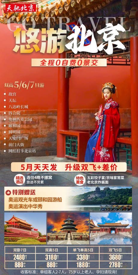 编号：20230423175243174【享设计】源文件下载-北京旅游系列海报