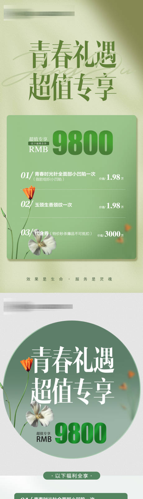 源文件下载【医美绿色青春卡项】编号：27450016233044592