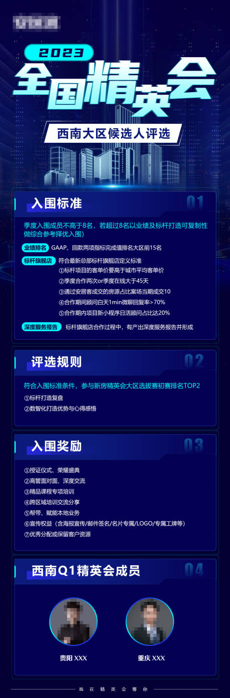源文件下载【精英会评选科技感海报】编号：37370016439184610