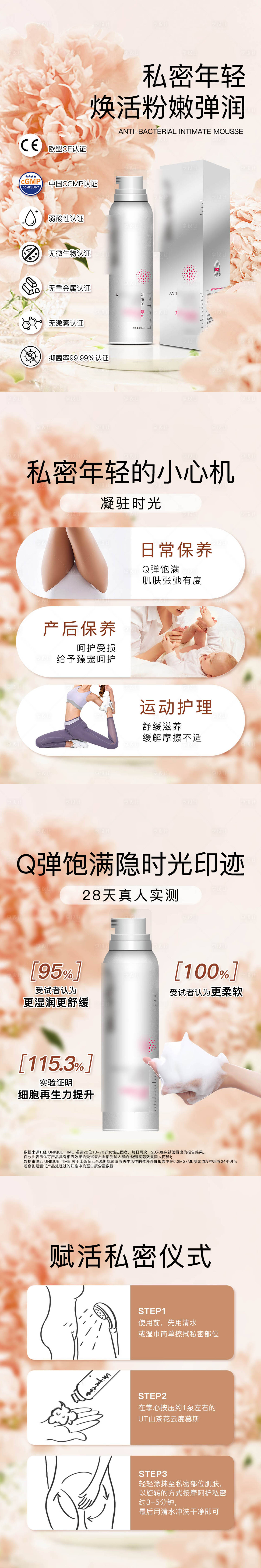 源文件下載【享設計】搜索編號：44190016831668098【私護產品賣點宣傳海報】