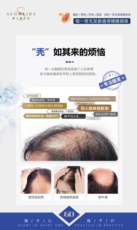 源文件下载【植发宣传海报】编号：55930017061186168