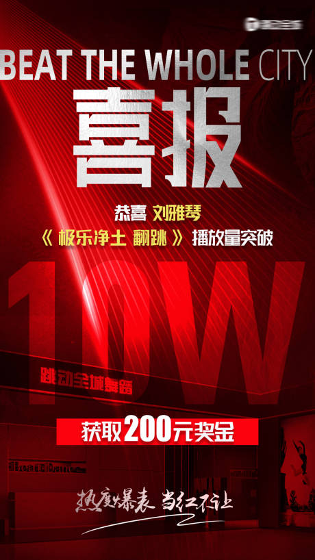 源文件下载【喜报造势海报】编号：81130016842129644