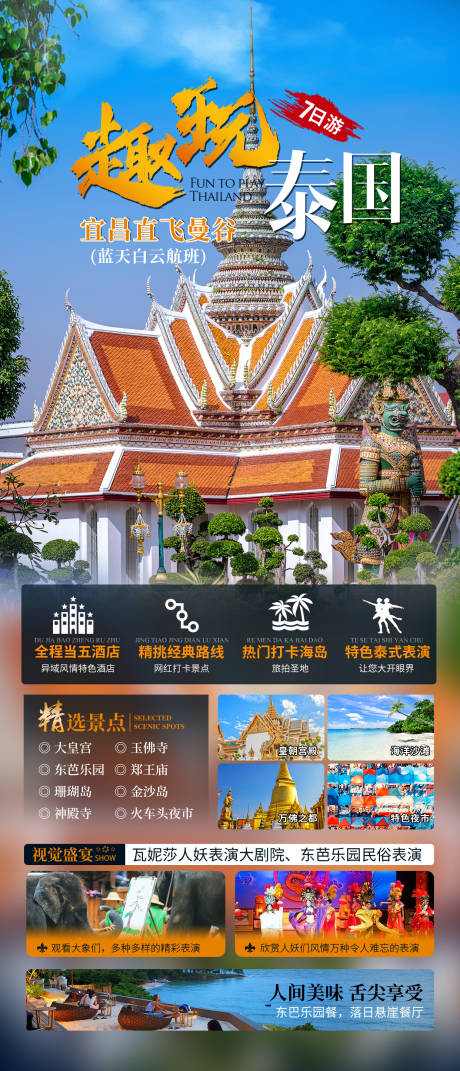 编号：20230515103603993【享设计】源文件下载-趣玩泰国旅游海报