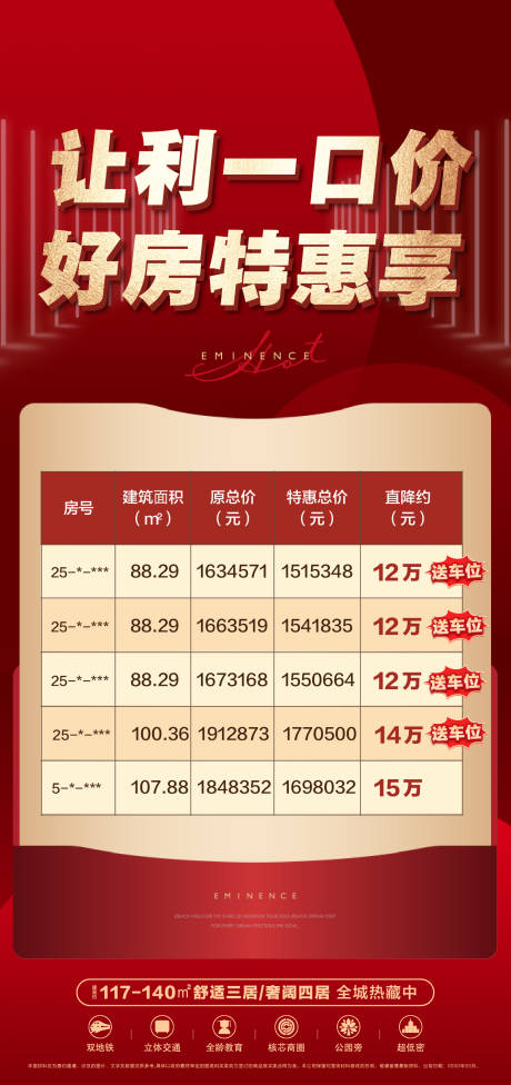 源文件下载【地产特价房海报】编号：27390016965573374