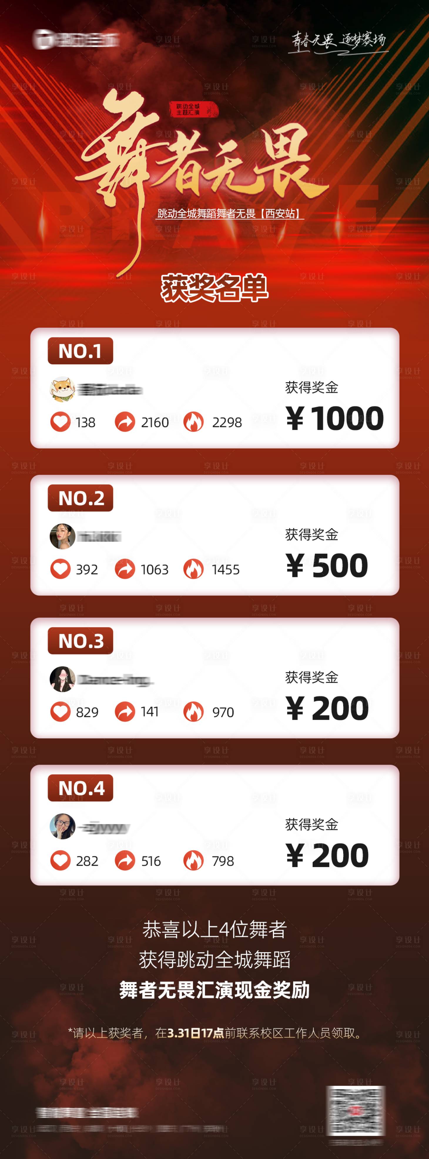源文件下载【享设计】搜索编号：47860016842163838【节目获奖名单】