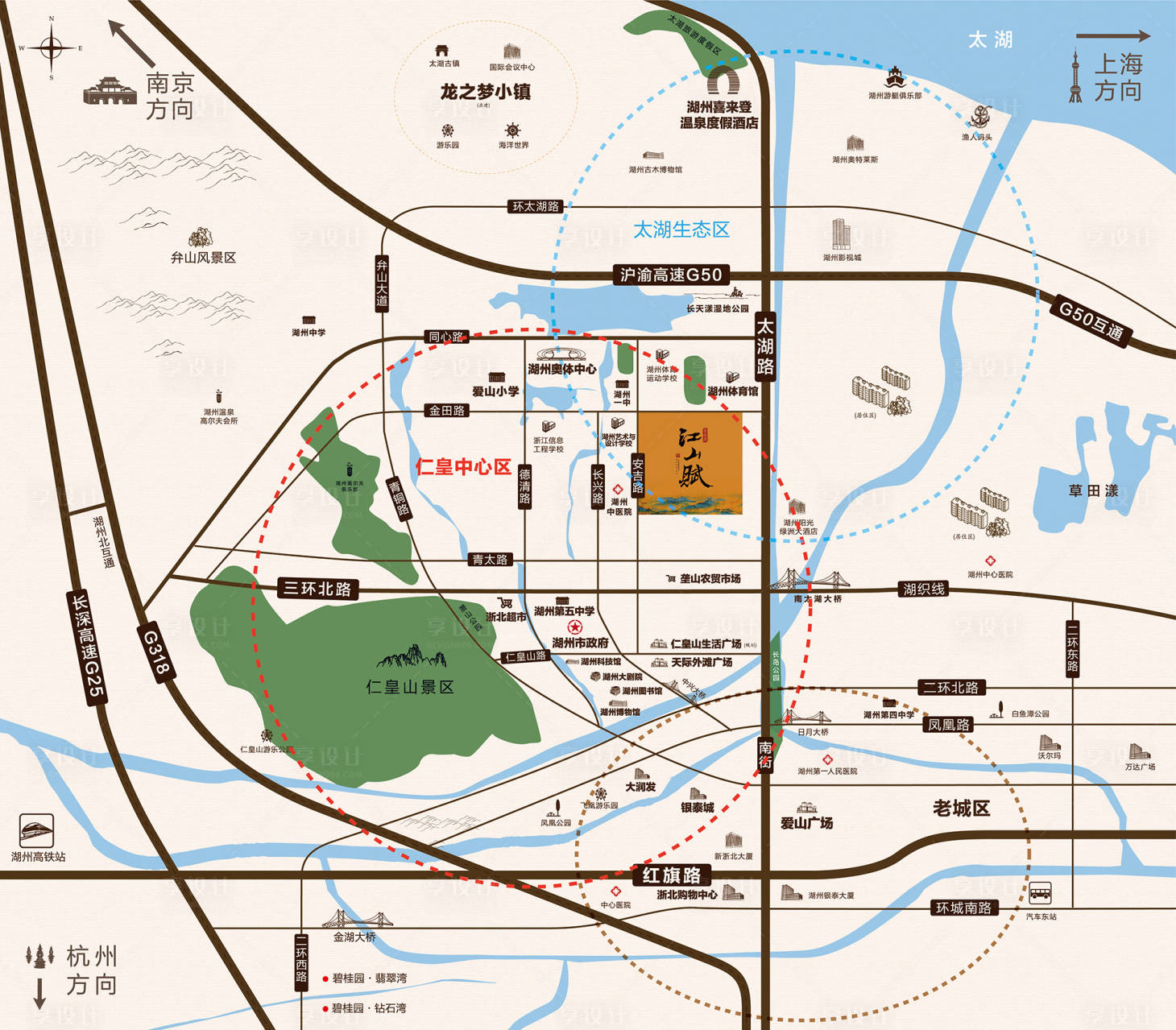 源文件下載【享設計】搜索編號：50300016650965857【區位圖】