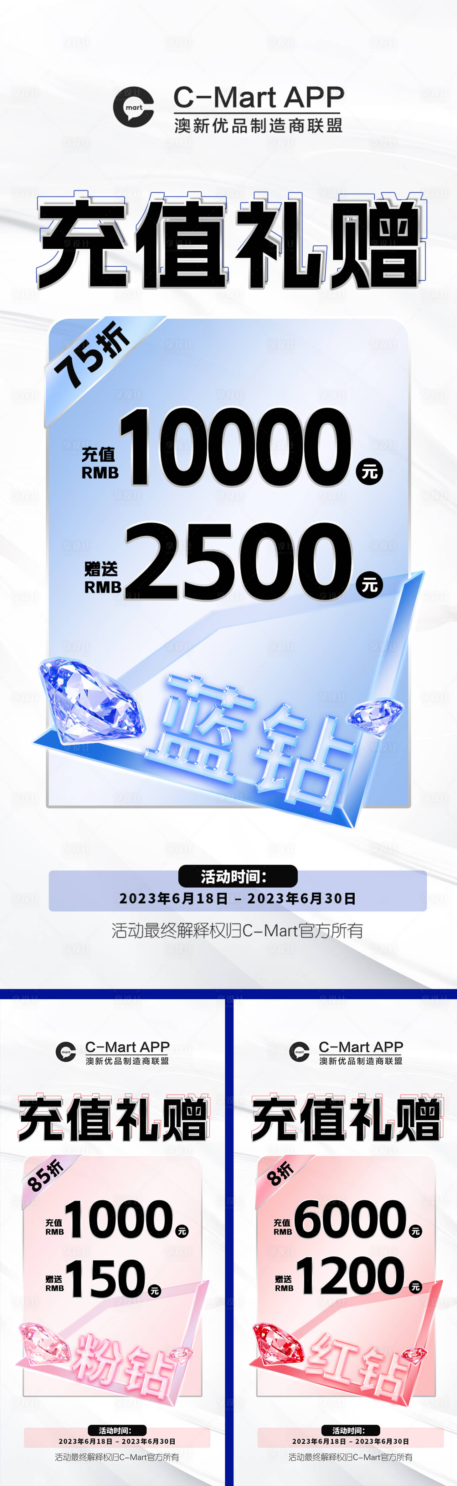 源文件下载【电商活动充值海报】编号：60250017031036205