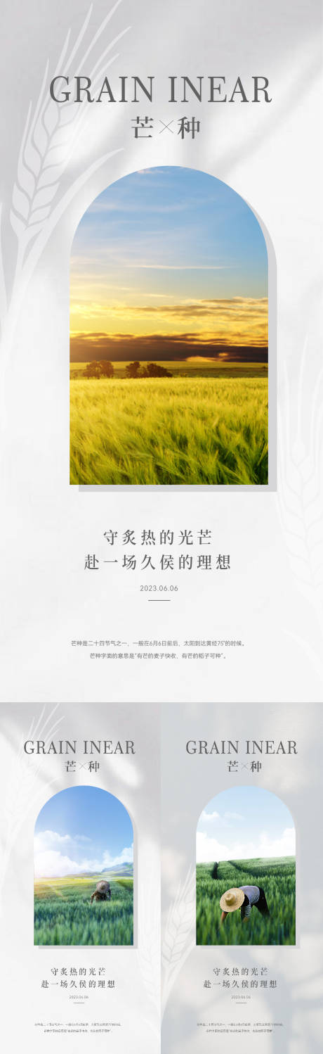 源文件下載【芒種節(jié)氣海報(bào)】編號(hào)：40790017014358133