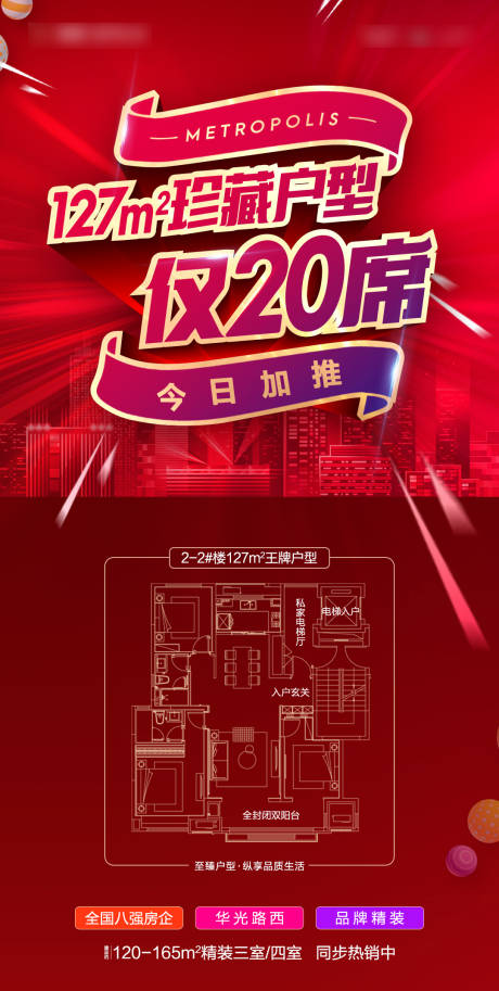 源文件下载【分销加推户型海报】编号：20230527094642171