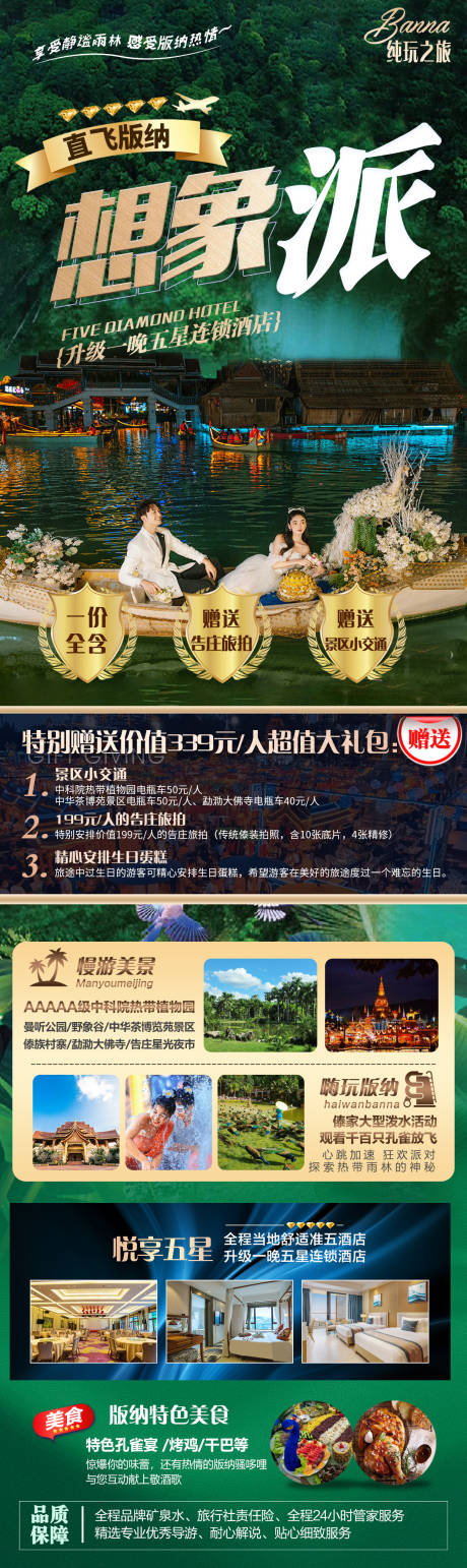 源文件下載【版納旅游海報長圖】編號：52370016545529161