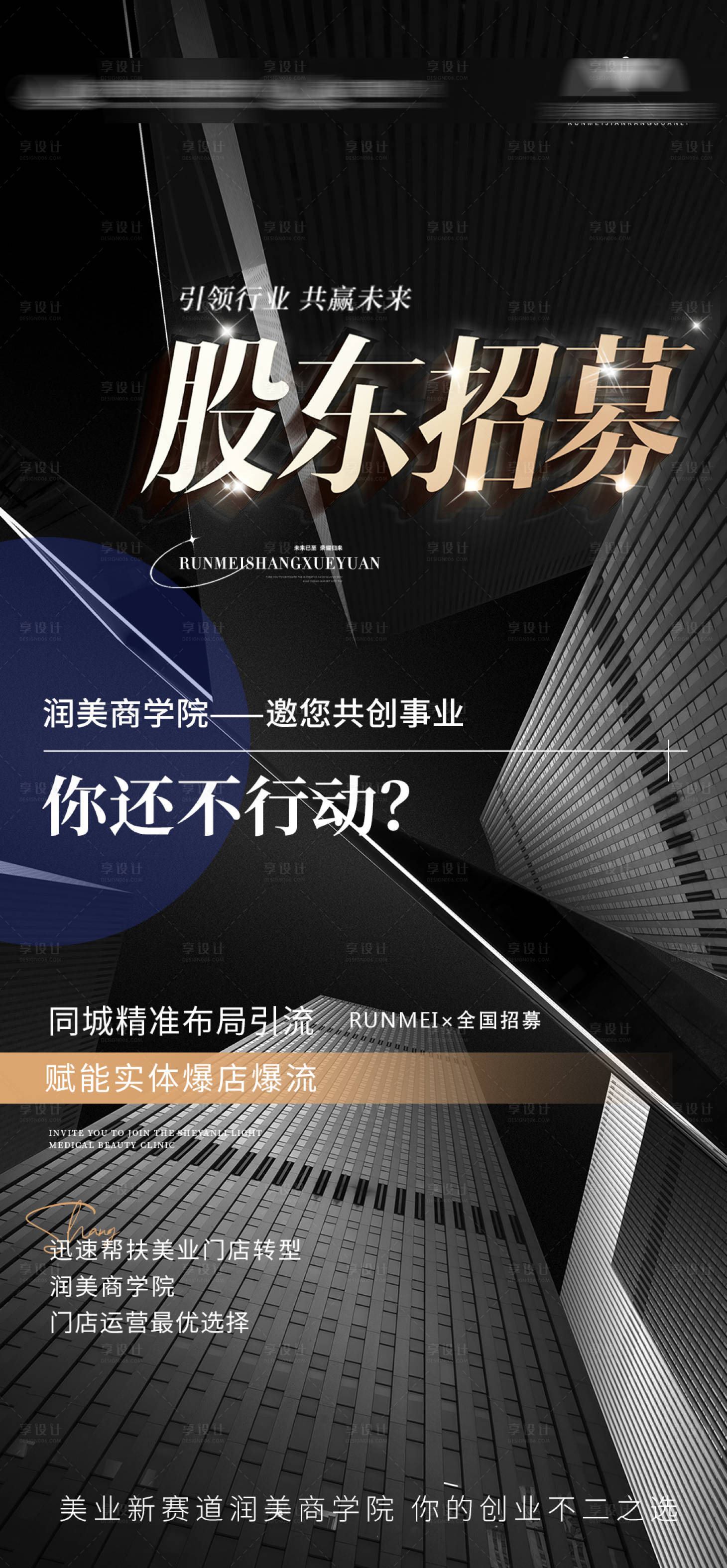 源文件下载【医美美业帮扶股东招募海报】编号：64550016672774730