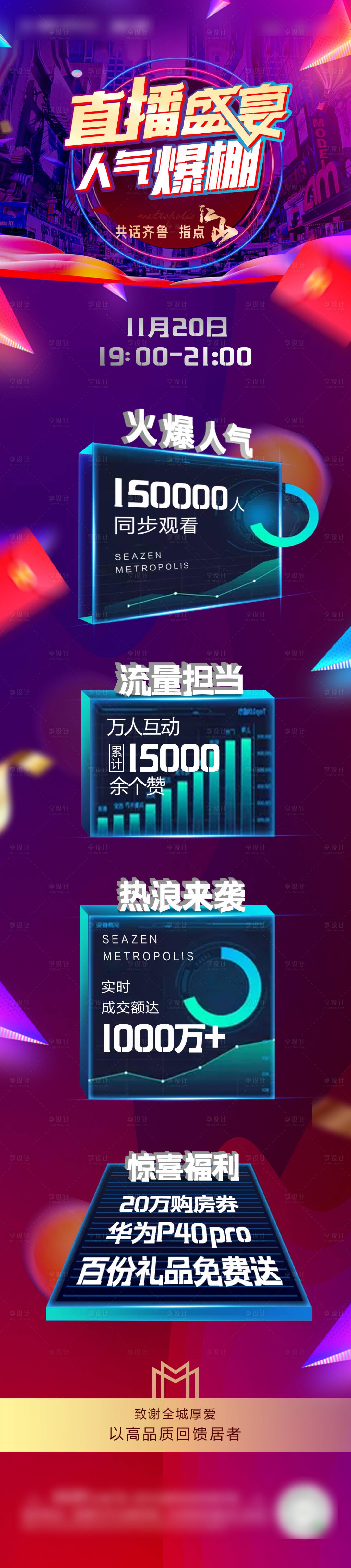 源文件下载【享设计】搜索编号：33720016914771704【直播数据长图】
