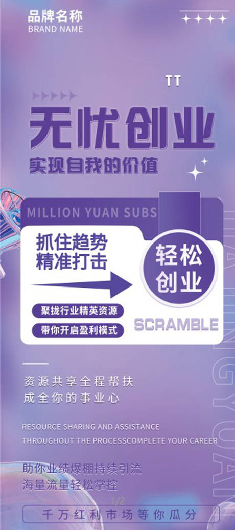 源文件下载【创业展架】编号：52730016550412639