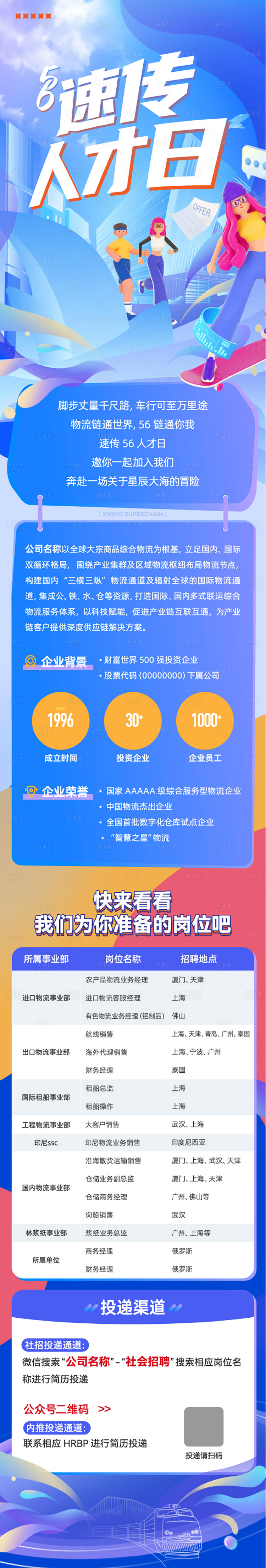 源文件下載【享設計】搜索編號：70120016487753932【潮流科技招聘長圖】