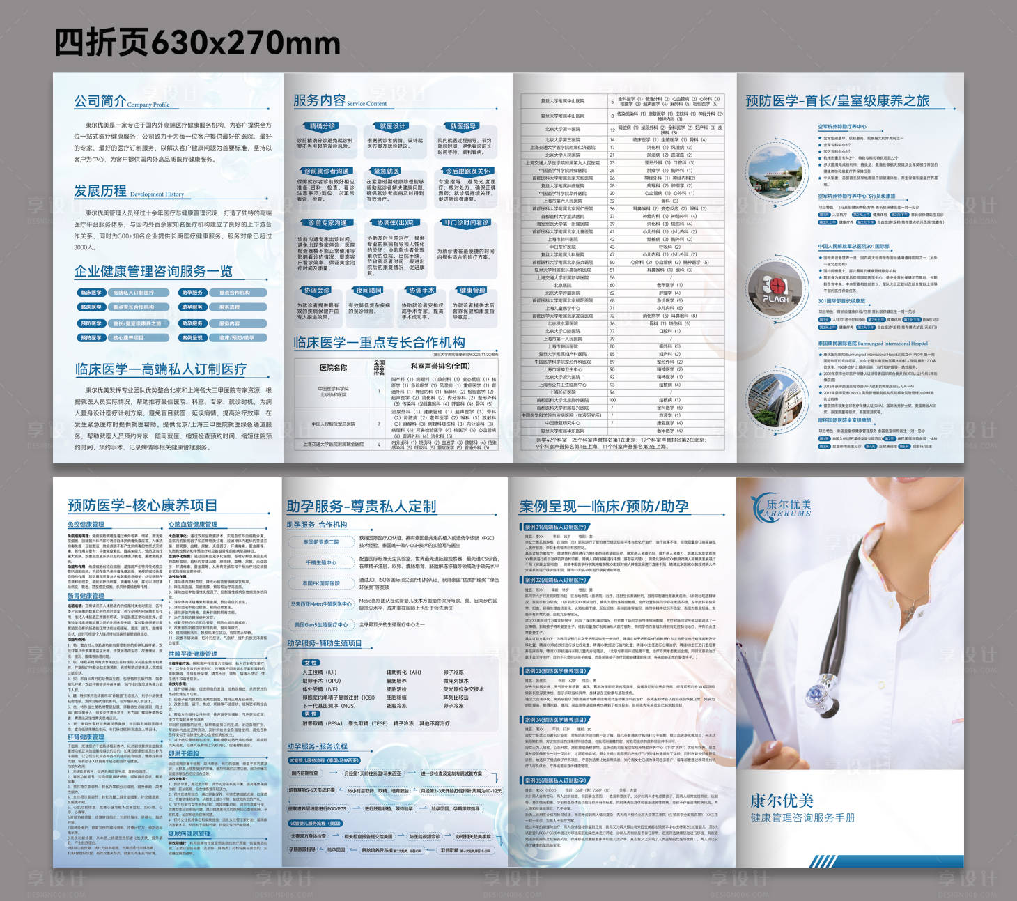 源文件下载【大健康医疗4折页 】编号：20230509155909400
