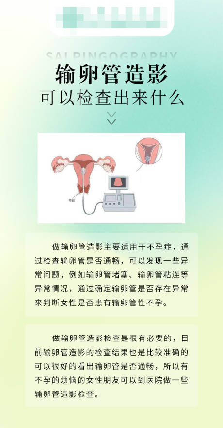 源文件下载【输卵管造影可以检查出来什么科普海报】编号：77780016565172269