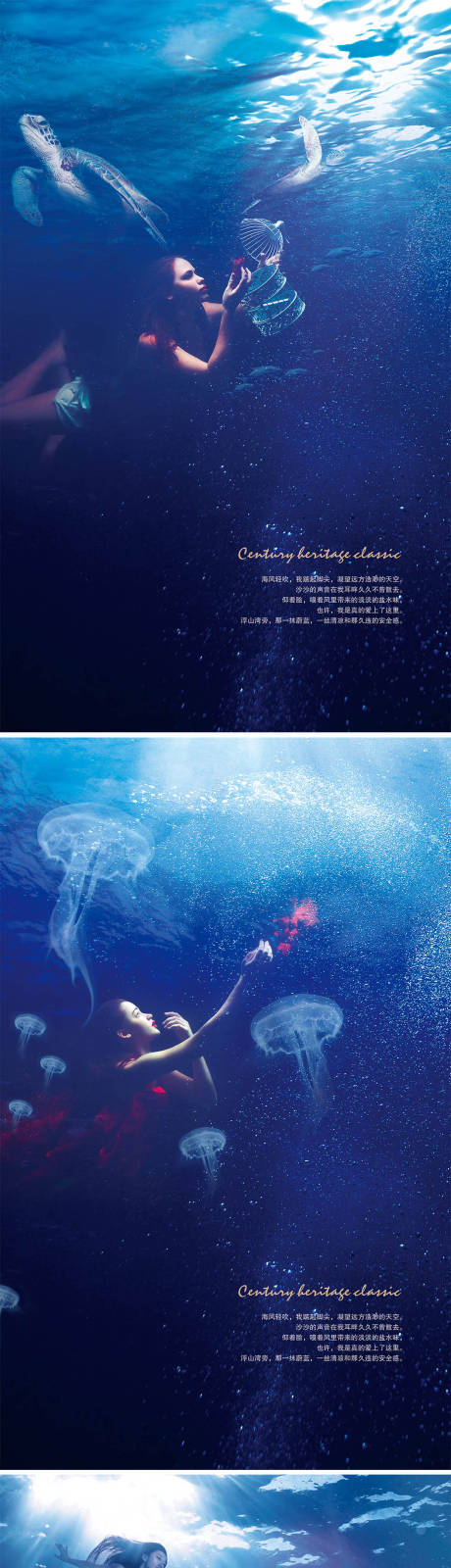 源文件下载【享设计】搜索编号：37890016934147365【海景形象系列海报】