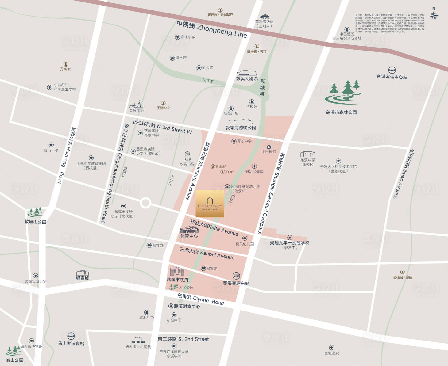 源文件下载【享设计】搜索编号：83310016921544857【区位图设计】