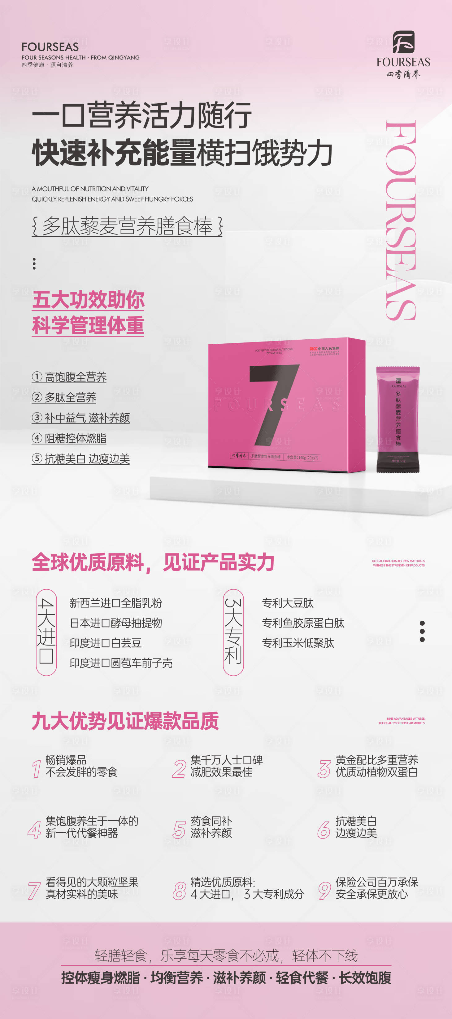 源文件下载【享设计】搜索编号：48810017057429997【膳食棒产品海报 】