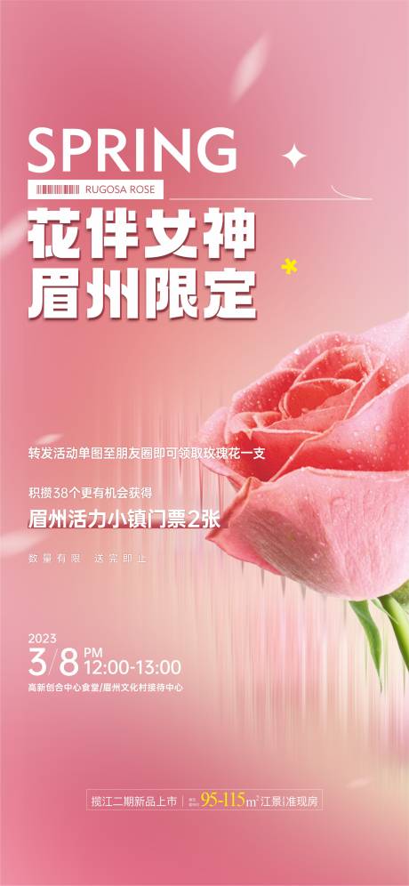 源文件下载【玫瑰花活动海报】编号：54940016664271304