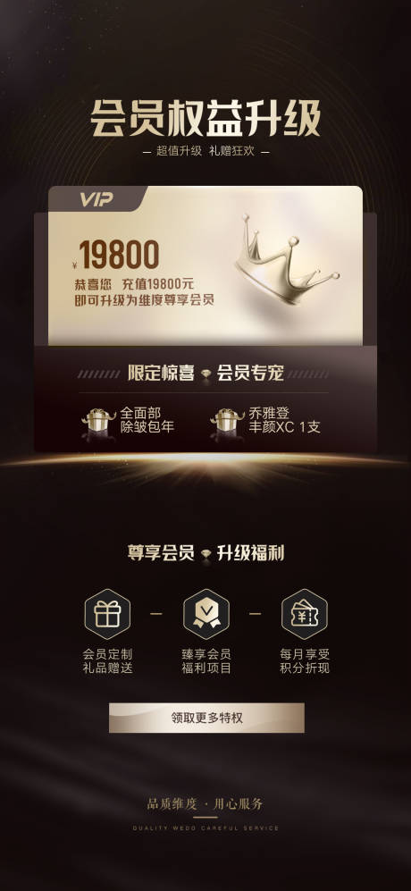 源文件下载【医美会员卡权益升级海报】编号：17590016531296503