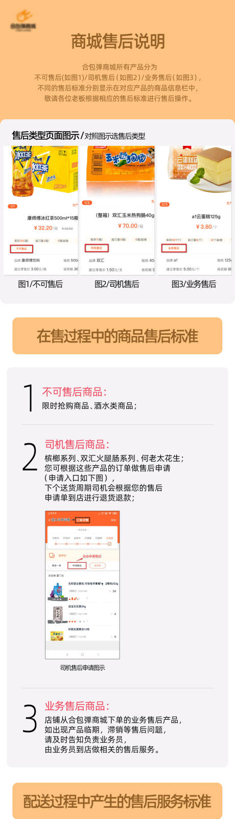 源文件下载【商城售后说明长图海报】编号：20230502011840341