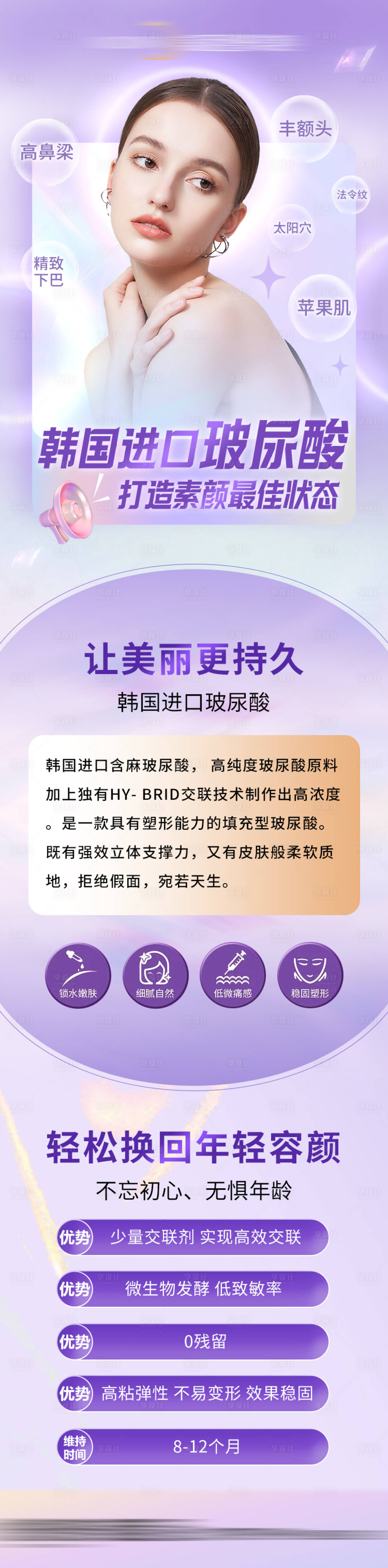 源文件下载【医美玻尿酸长图】编号：18500016792865203