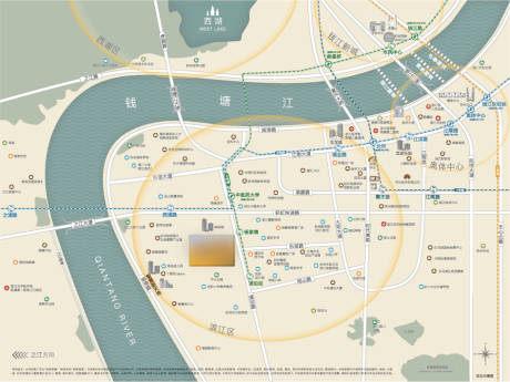 编号：20230502140557073【享设计】源文件下载-地产杭州区位图