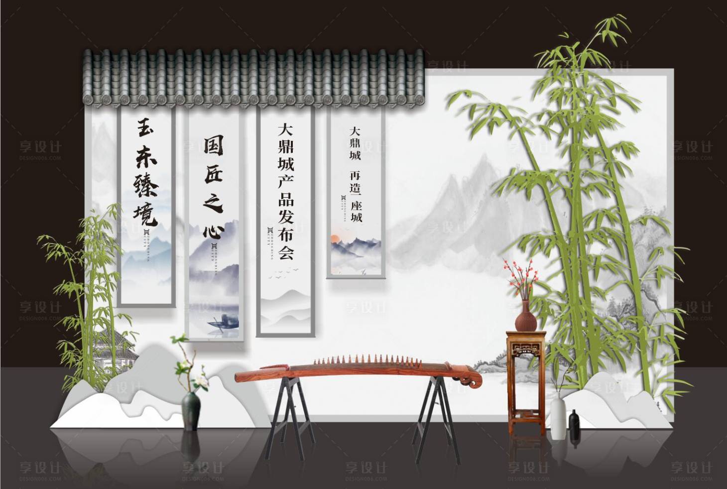源文件下載【享設(shè)計】搜索編號：73040016897799070【示范區(qū)開放美陳】