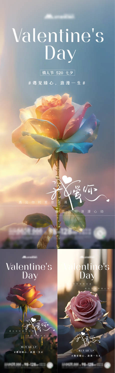 源文件下载【享设计】搜索编号：14180016685512246【情人节玫瑰花海报】