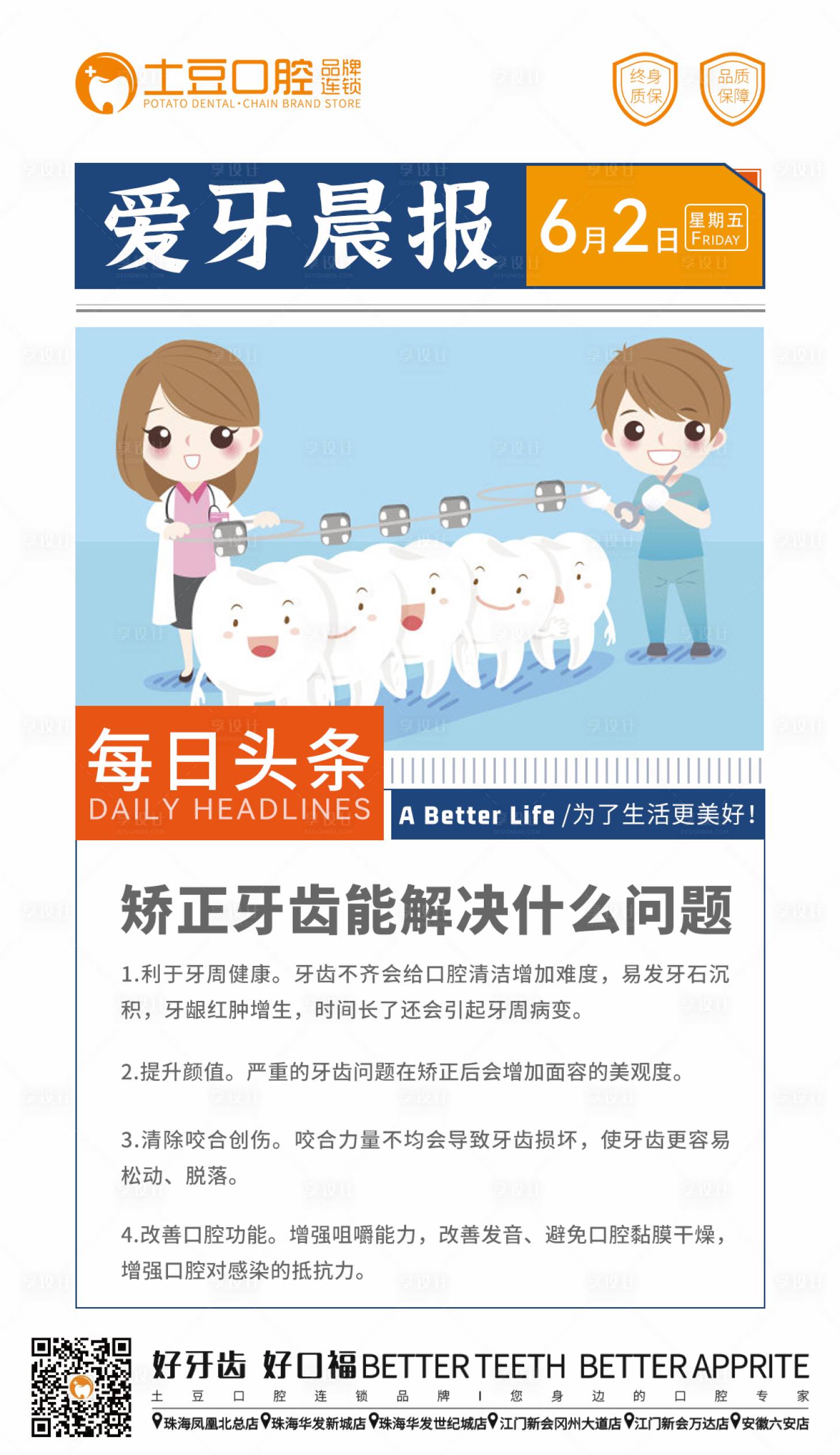 源文件下載【享設計】搜索編號：29710016945758843【口腔知識科普海報】