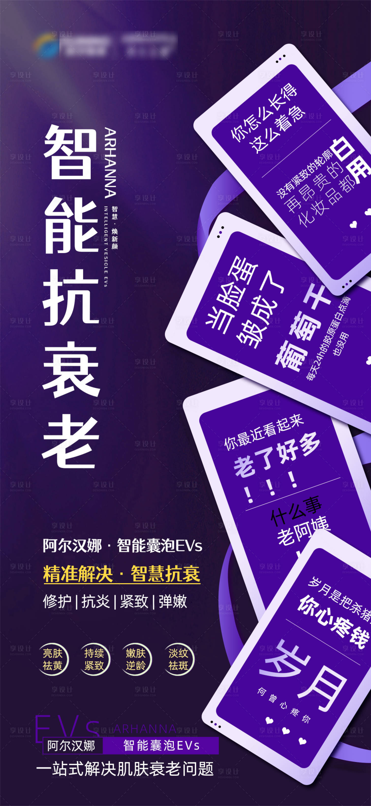 源文件下載【享設計】搜索編號：70750016699544896【智能抗衰老海報】