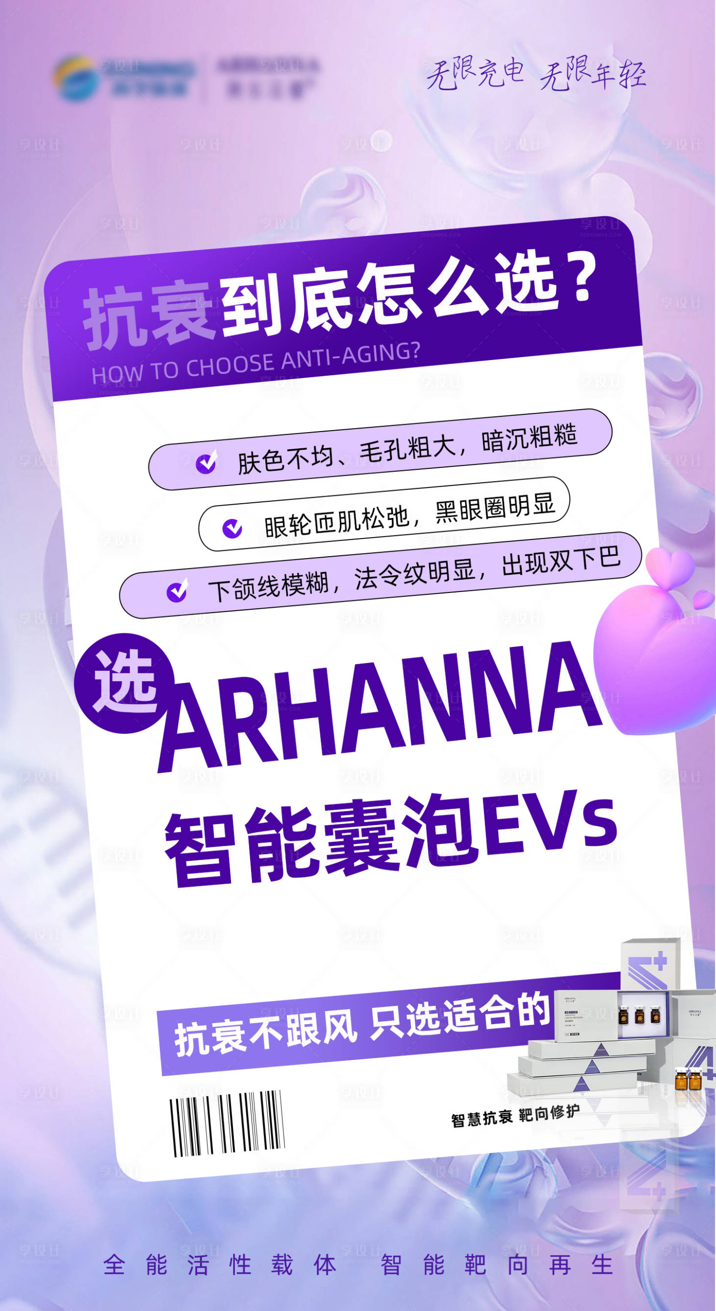 源文件下載【享設計】搜索編號：74810016661285205【抗衰到底是怎么回事簡約海報】