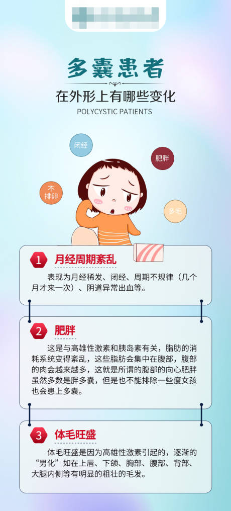 源文件下载【享设计】搜索编号：19650016673893445【多囊卵巢海报】
