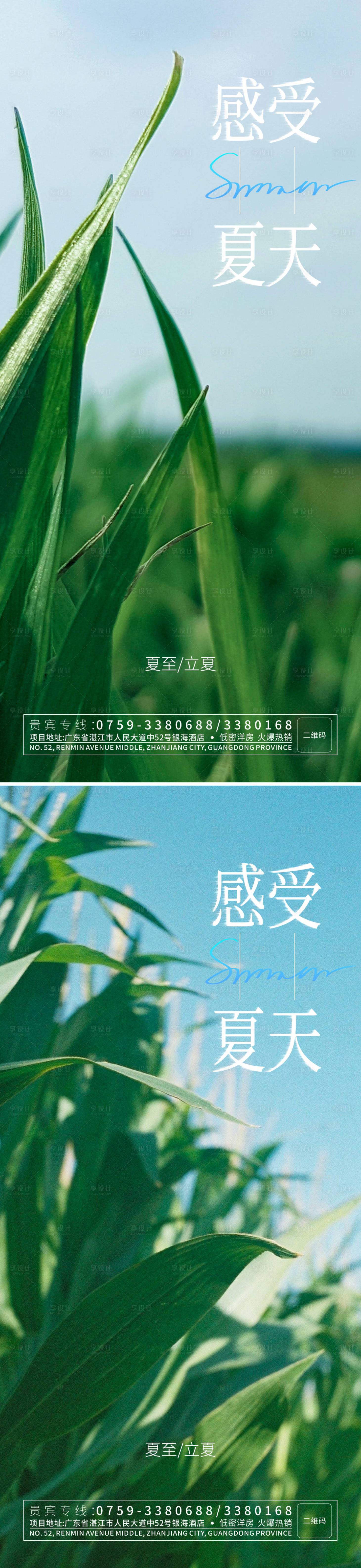 源文件下载【立夏夏至系列海报】编号：69820017002715713
