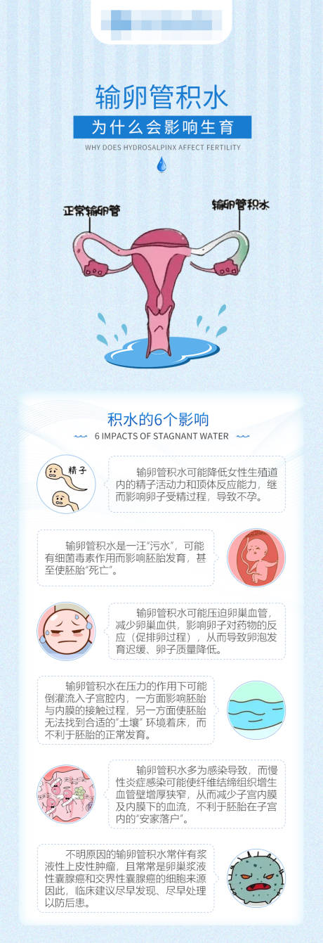 源文件下载【享设计】搜索编号：11800016666615441【输卵管积水小知识课堂海报长图】