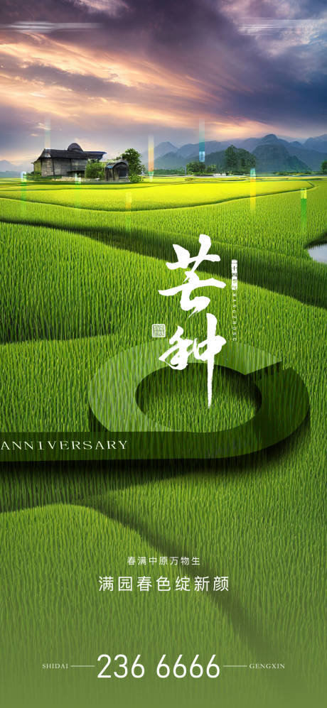 源文件下载【芒种节气海报】编号：11110017062319049