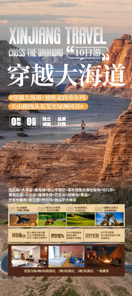源文件下载【享设计】搜索编号：69380016921243330【穿越大海道风景海报】