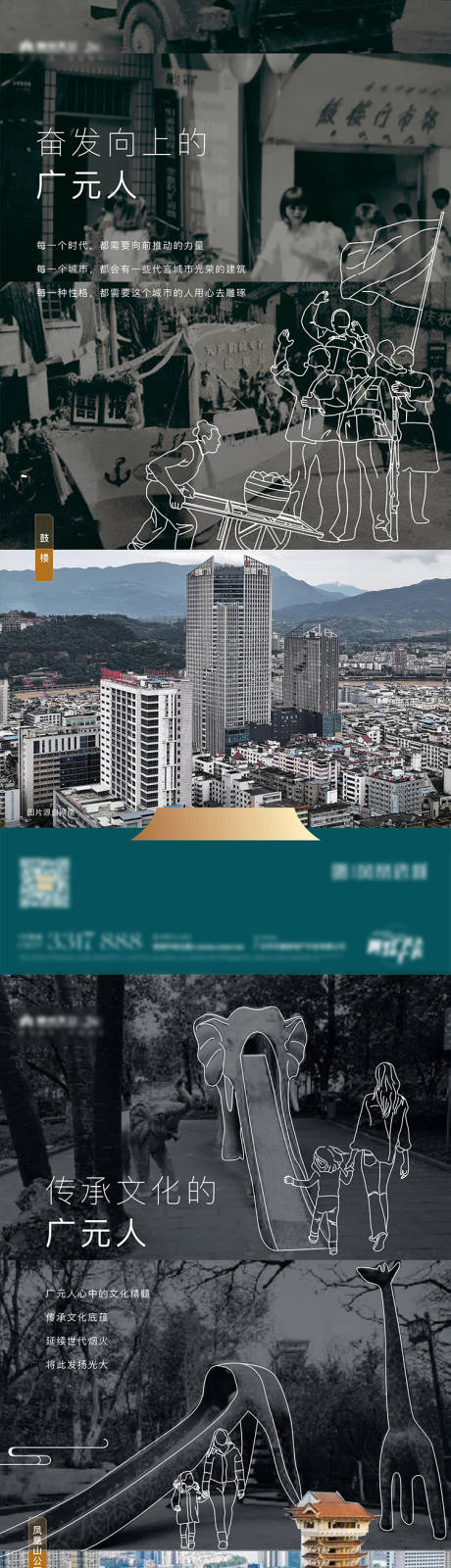 源文件下載【城市印象線描系列海報】編號：91700016496904747