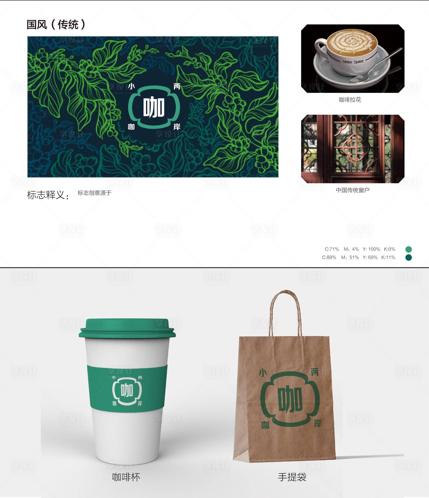 源文件下载【咖啡logo设计样机】编号：75110016661813362